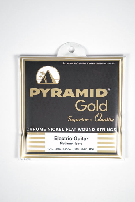 Pyramid Gold Flat Wound Guitar Strings