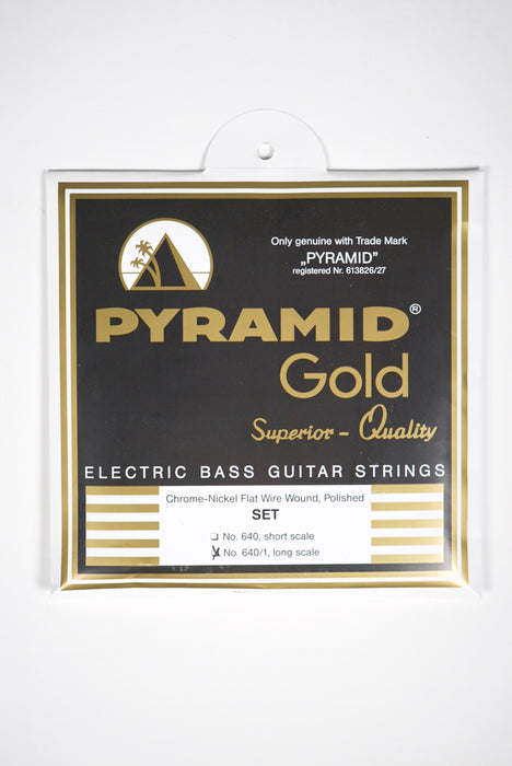 Pyramid Gold Flat Wound Bass Strings