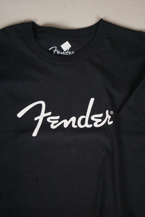 Black Fender T with Spaghetti Logo