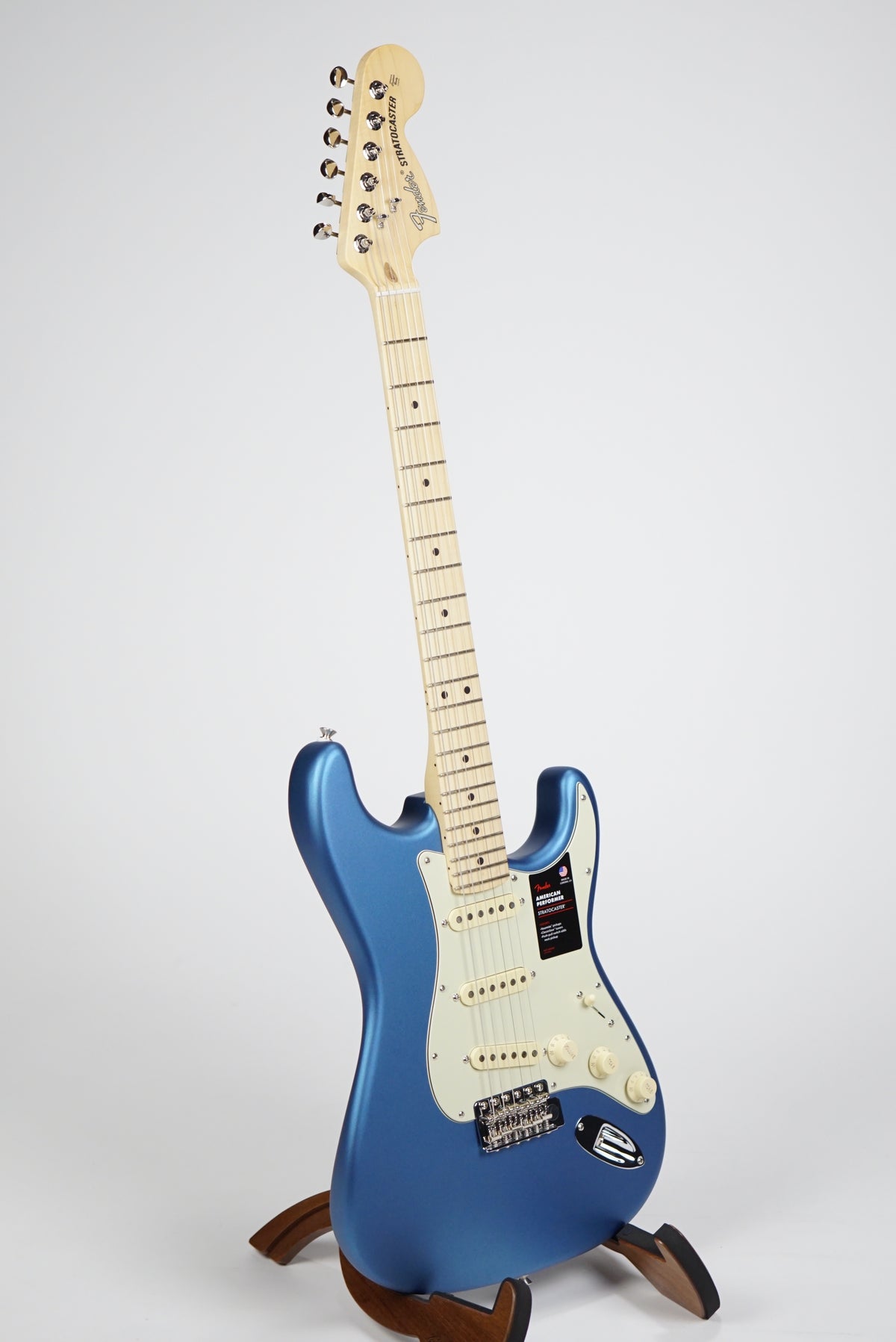 Fender American Performer Stratocaster®, Maple Fingerboard, Satin Lake  Placid Blue