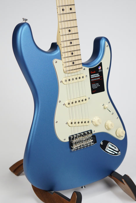 Fender American Performer Stratocaster®, Maple Fingerboard, Satin Lake Placid Blue