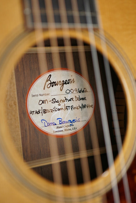 Bourgeois OM Signature Deluxe Legacy Series
