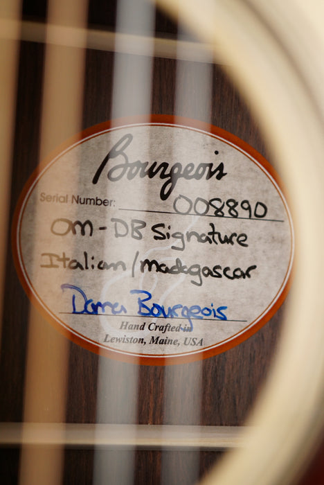 Bourgeois OM DB Signature Legacy Series