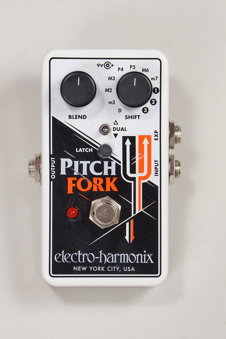 pitchfork pedal Electro Harmonix Pitch Fork Polyphonic Pitch Shifter Pedal