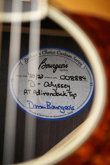 Bourgeois D Odyssey – Luthier’s Choice