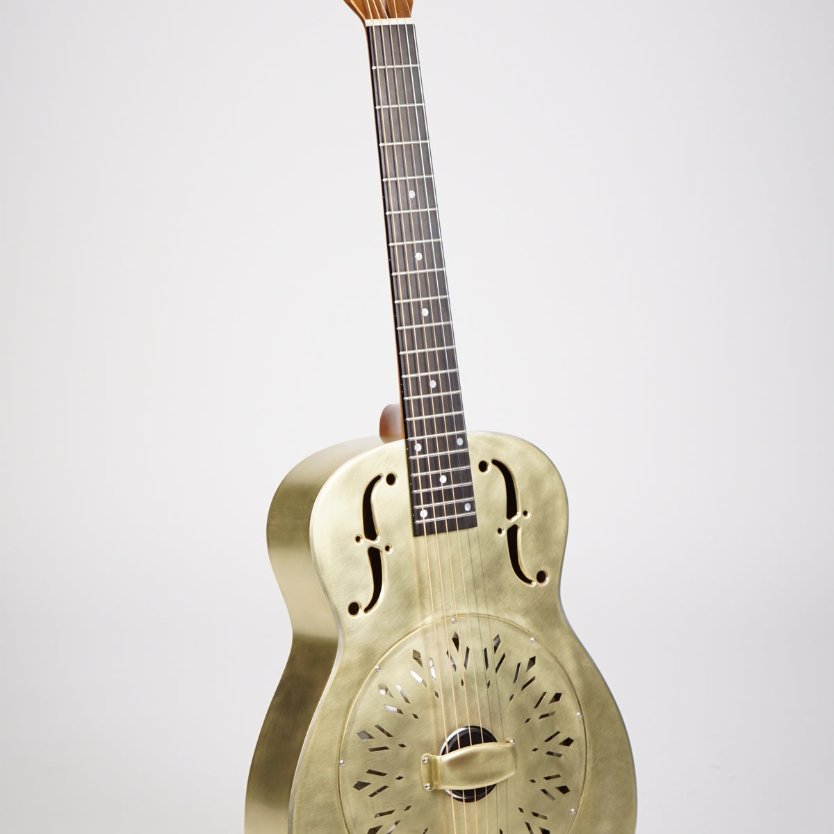ギター National Reso-Phonic Raw Series Brass National Reso-Phonic Raw Brass 14 Fret — Northern Lights Music