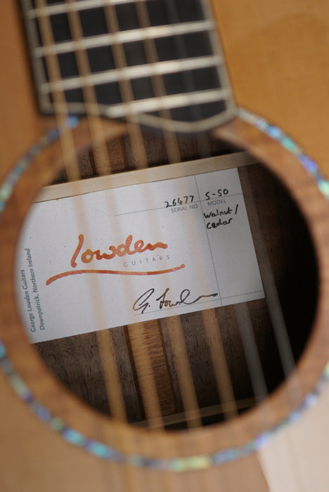 Lowden S-50-WA-RC Red Cedar Top With Bevel