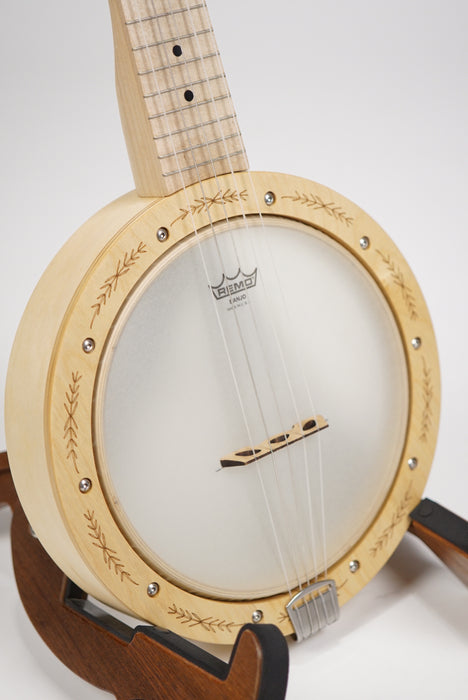 Magic Fluke 5 String Firefly Banjo M50F Wheatgrass Design