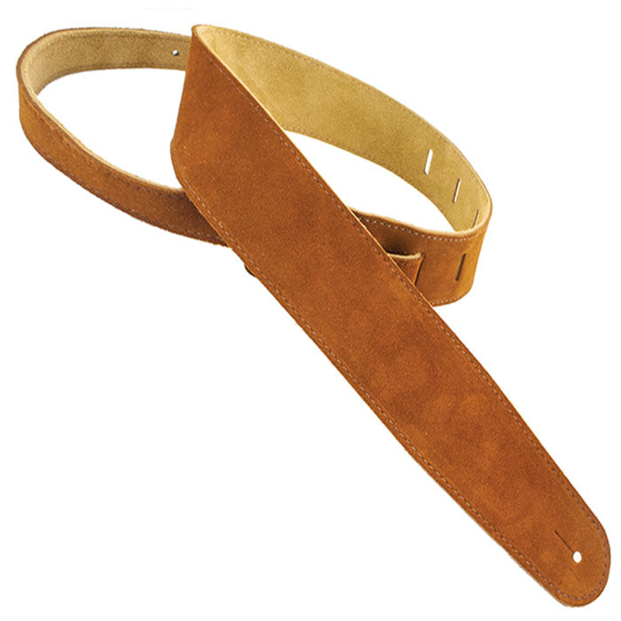 Henry Heller 2.5" CAPRI SUEDE STRAP WITH NUBUCK BACKING BROWN