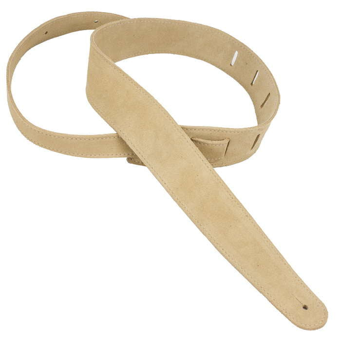 Henry Heller 2.5" CAPRI SUEDE STRAP WITH NUBUCK BACKING in Tan