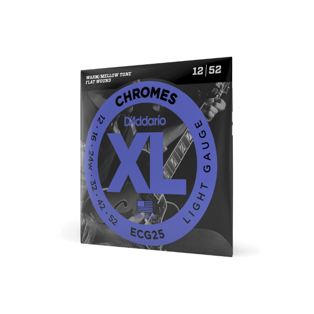 D'Addario ECG25 Chromes Light Gauge 12/52
