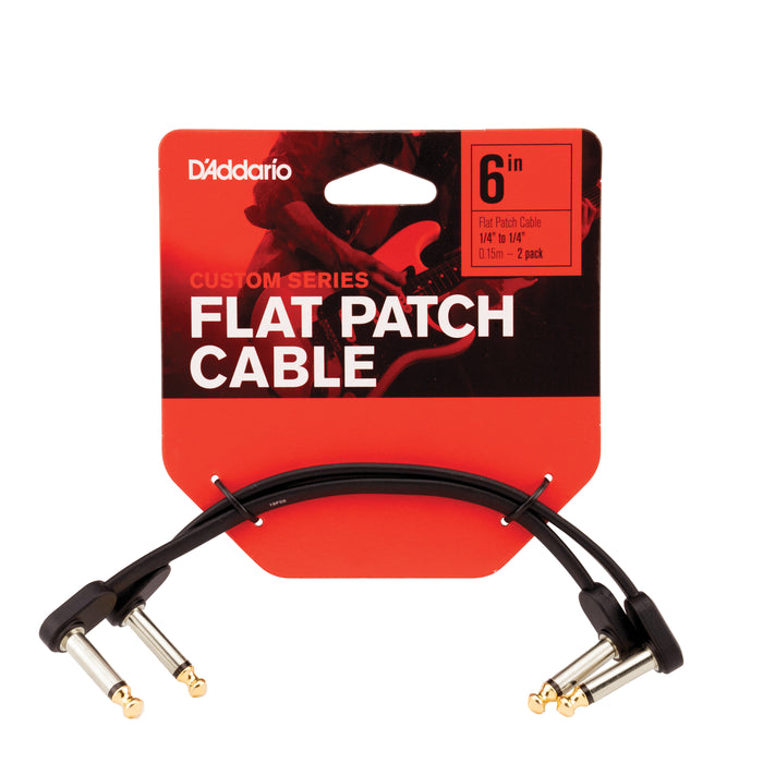 D'Addario Custom Series Flat Patch Cables